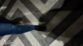 Amatőr világos szőke hitves lecumiztatva