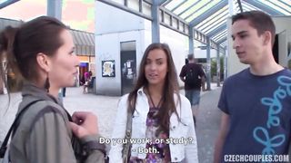 Amatőr zsenge pár pénzért reszel