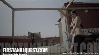 Haix Rougue keményen análba reszelve - First Anal Quest