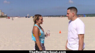 TheRealWorkout - a strandon szedtem fel ezt a kisasszonyt