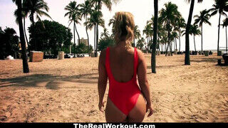 TheRealWorkout - A orbitális popsis Kelsi keményen bekúrva