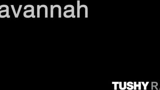 TUSHYRAW - Savannah Bond fenekébe barna pöcst tolnak