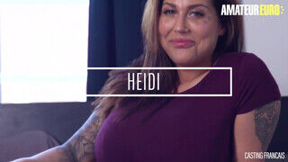 CastingFrancais - Heidi Van Horny a csábító csöcsös leányzó