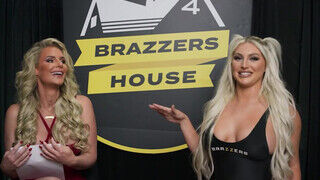 BRAZZERS - Penny Barber és Eva Nyx édeshármasban szeretkeznek