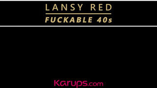 Lansy Red a csábító 40 éves milf