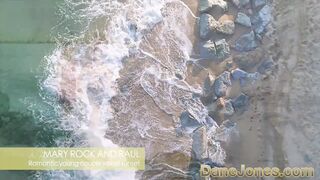 Zsenge orosz néger Mary Rock keményen megdöngetve