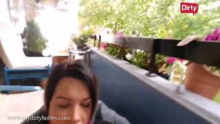 Lara Bergmann forró baletli cumizása megkefélve bazinagy faszal