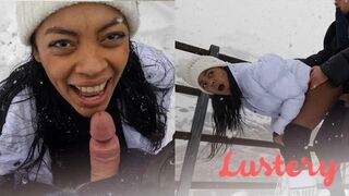 Sofi Vega havas baszás a hóban – forró spanyol sex